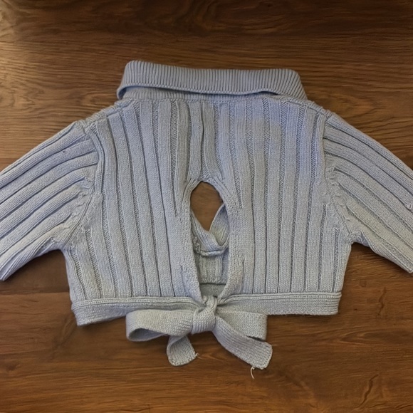 Blue sexy cropped sweater from cider xs - Picture 2 of 2